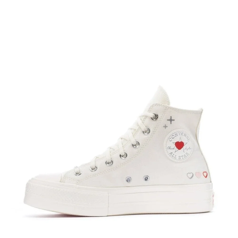 Size 11 - Converse Chuck Taylor All Star Lift Platform High Y2K Heart W - Picture 5 of 5